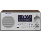 Sangean WR-22 Radio VHF (FM), Middengolf AUX, Bluetooth Walnoot