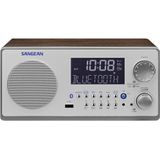 Sangean - WR-22 Draagbare Radio - Zilver/Hout - Bluetooth/USB
