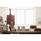 Sangean - WR-22 Draagbare Radio - Zilver/Hout - Bluetooth/USB