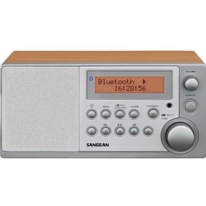 Sangean - DDR-31 BT - Radio - Wit/Bruin - DAB+ en Bluetooth