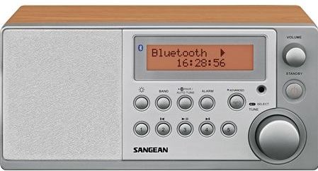 Sangean - DDR-31 BT - Radio - Wit/Bruin - DAB+ en Bluetooth