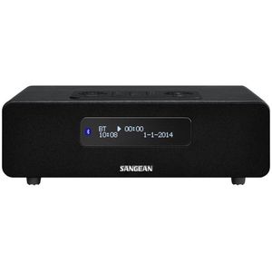 Sangean DDR-36, cabinet radio, BT, USB lader, DAB+, zwart