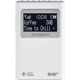 Sangean DPR-39 - Draagbare Radio met DAB+  - Wit