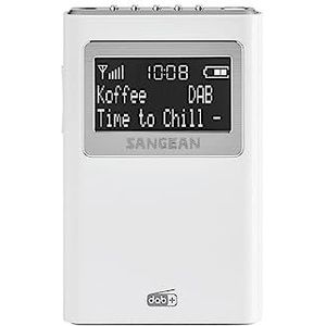 Sangean DPR-39 - Draagbare Radio met DAB+  - Wit