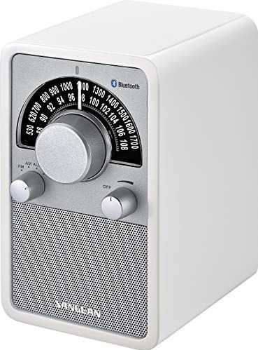 Sangean WR-15BT Retro Bluetooth radio met AM en FM - wit