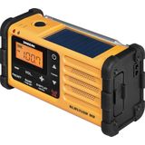 Sangean MMR 88 Noodradio AM/FM Met Zonnepaneel en Dynamo Geel Zaklamp