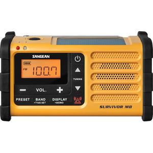 Survivor m8 / analoges Off-Road-Funkgerät mit Taschenlampe und Powerbank - Sangean