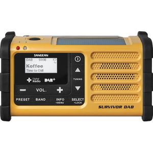 Sangean MMR-88 DAB, Tragbar, Digital, DAB, DAB+, FM, 87,5 - 108 MHz, 174 - 240 MHz, CT, PS, PTY, RT