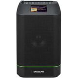 Sangean WFS-58 Draagbare Internetradio - Portable DAB Radio - Zwart
