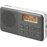 Sangean Pocket Radio 640 DPR-64, Dab+/FM, USB, grijs-wit