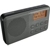 Sangean Pocket 640 - DPR-64 - Pocket radio met DAB+/FM en wekker - Grijs/Zwart