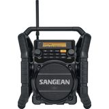 Sangean - U-5 DBT - Bouwradio - Zwart - Waterdicht, Stofdicht, Stootvast