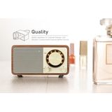 Sangean - WR-7 Mini Radio - Hout - Bluetooth - FM