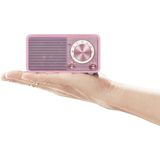 Sangean - Mini WR7 - Radio - Roze - Compact ontwerp