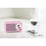 Sangean - Mini WR7 - Radio - Roze - Compact ontwerp
