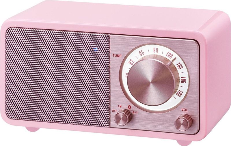 Sangean - Mini WR7 - Radio - Roze - Compact ontwerp