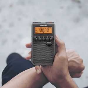 Sangean - DT-800 - Zakradio - Zwart - Draagbaar - Geheugen voor 40 stations