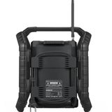 Sangean U-4 DBT+ - Bouwradio met Bluetooth - Werfradio met DAB+ en FM - Zwart