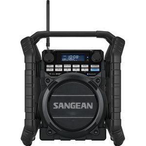 Sangean U-4 DBT+ - Bouwradio met Bluetooth - Werfradio met DAB+ en FM - Zwart