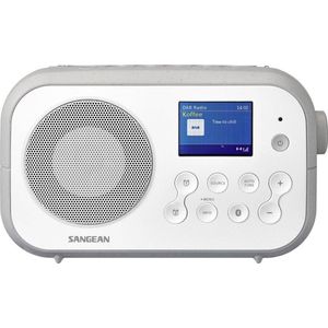 Sangean Traveller 420 - DPR-42BT - Draagbare Radio met DAB+/F - Batterijlader en Bluetooth - Grijs