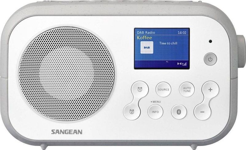 Sangean Traveller 420 - DPR-42BT - Draagbare Radio met DAB+/F - Batterijlader en Bluetooth - Grijs