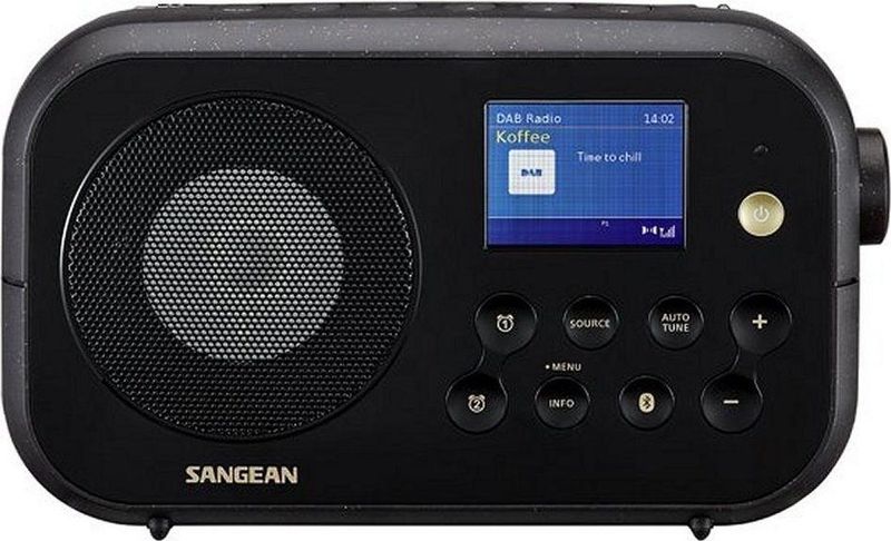 Sangean Traveller 420 - DPR-42BT - Draagbare Radio met DAB+/F - Batterijlader en Bluetooth - Zwart