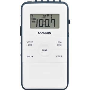 Sangean Pocket Receiver Radio 140 DT-140, FM/AM, DDB, Stereo/Mono, Headset blauw