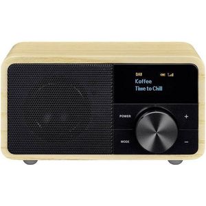 Sangean DDR-7 Retro Radio met DAB+ en FM - Sleep Timer en Bluetooth Functie - Hout