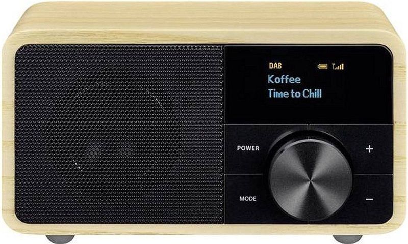 Sangean DDR-7 Retro Radio met DAB+ en FM - Sleep Timer en Bluetooth Functie - Hout
