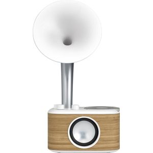 Sangean - WR-45 - Bluetooth Radio - Wit - Houten Behuizing