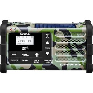 Sangean - SMMR88DAB-C - DAB/FM-Radio - Zwart - Compact