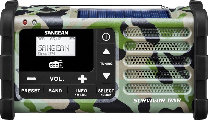 Sangean - SMMR88DAB-C - DAB/FM-Radio - Zwart - Compact