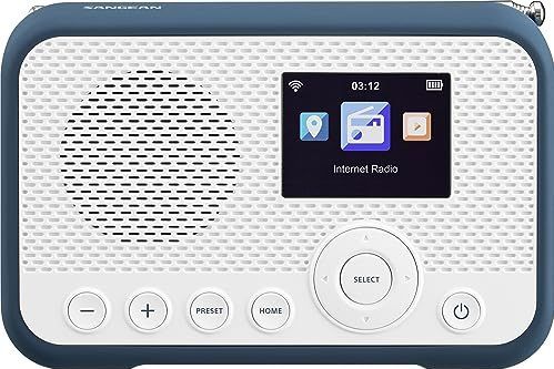 Sangean - SWFR39WH/BL - Internetradio - Wit/Zwart - Bluetooth