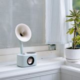 Sangean CP-100D Gramophone Tafelradio DAB+, FM AUX, Bluetooth, DAB+, FM, USB Touchscreen, Herlaadbaar Mint