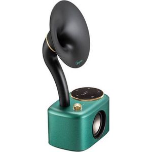 Sangean CP-100D Gramophone Radio DAB+, VHF (FM) AUX, Bluetooth, USB Touchscreen, Oplaadbaar Turquoise