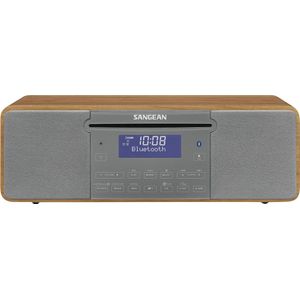 Sangean - DDR-47BT, digitale radio, CD, DAB+, BT, houten cabinet