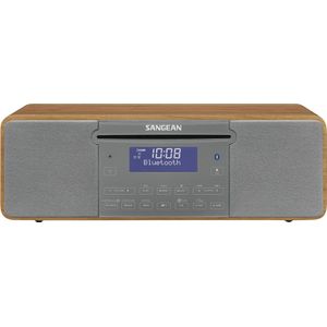 Sangean - DDR-47BT - Digitale Radio - Houten Cabinet - DAB+ / FM-RDS / CD / USB / SD / Aux-in / Bluetooth