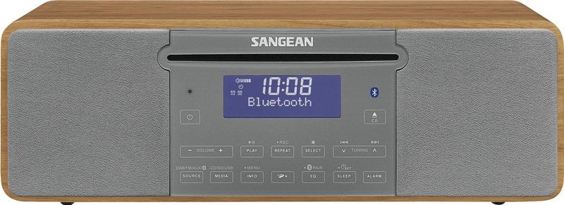 Sangean - DDR-47BT - Digitale Radio - Houten Cabinet - DAB+ / FM-RDS / CD / USB / SD / Aux-in / Bluetooth