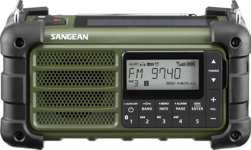 Sangean - MMR-99 - Noodradio - Forest Green - Oplaadbaar - Draagbaar