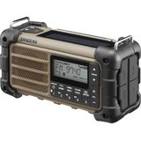 Sangean - MMR-99 - Noodradio - Desert Tan - Oplaadbaar met Zonnepaneel en Dynamo