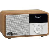 Sangean DDR-7X Radio DAB+, VHF (FM) AUX, Bluetooth Toetsvergrendeling, Oplaadbaar Hout (licht)