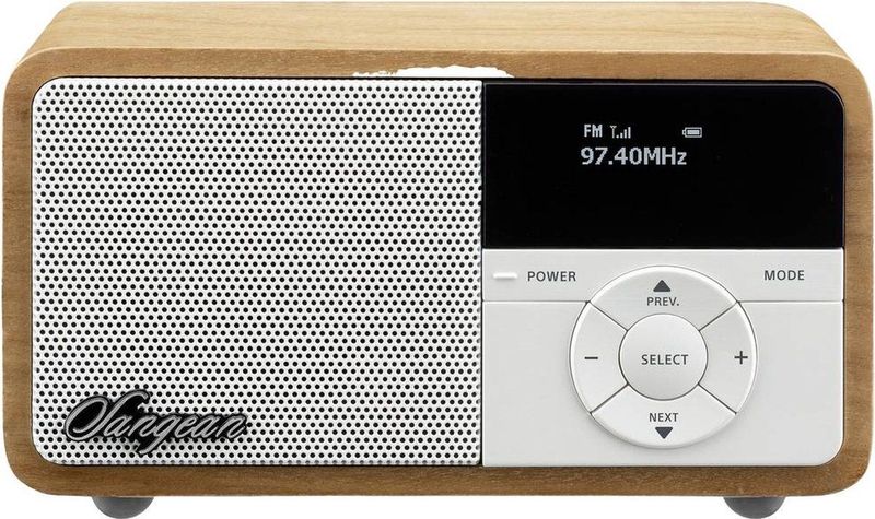 Sangean - DDR-7X - Radio - Licht Hout - DAB+ - Bluetooth