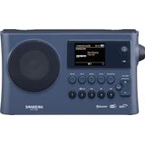 Internet-Bordradio Sangean WFR-28BT DAB+, FM Batterieladefunktion, Spotify Mørkeblå