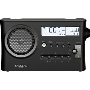 Sangean PR-D4 BT Radio Korte golf, Middengolf, Lange golf, FM Bluetooth Metallic-grijs (mat)