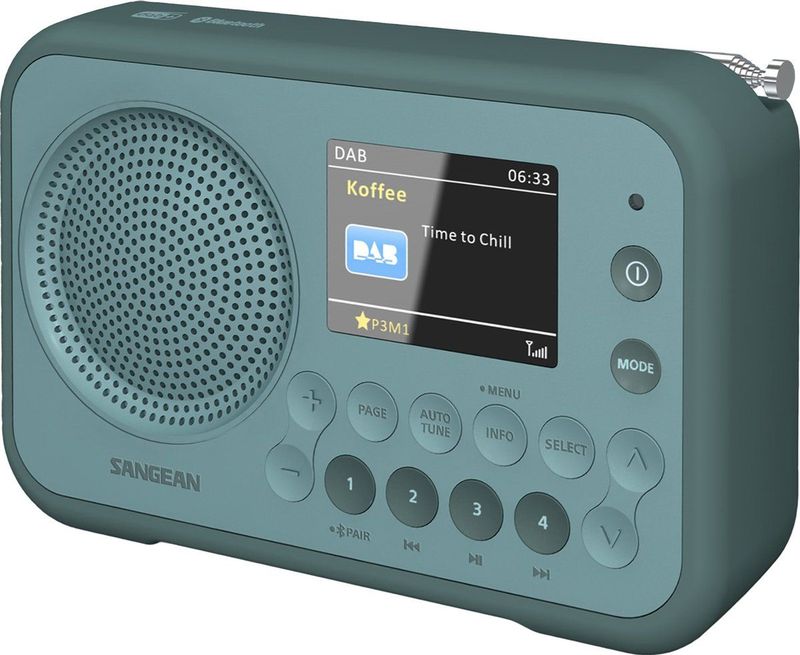 Luidsprekerradio - FM/DAB+ - Compact - LCD-Display