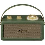 Sangean RA-101 Draagbare radio FM Bluetooth, AUX Oplaadbaar Groen, Goud