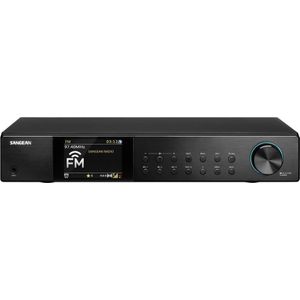 Sangean WFT-4 hifi stereo tuner met WIFI en LAN internetradio, Bluetooth, DAB+