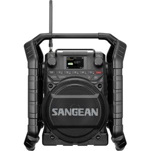 Sangean - U-4X - Radio - Zwart - DAB+, Bluetooth - Water- en stofdicht
