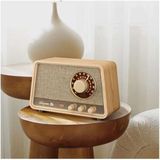 Sangean - WR-101 - Tafelradio - Bruin - Hout - Bluetooth, AUX