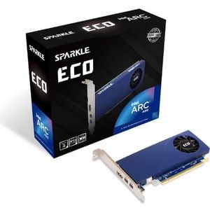 Sparkle Intel Arc A310 ECO, 4GB GDDR6, 50W TBP, Low-Profile, Single Fan, Single Slot, HDMI x1, Mini DisplayPort x2, SA310L-4G
